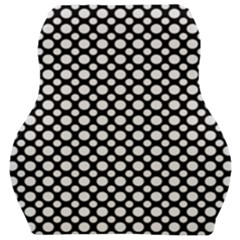 Dot Dots Dotted 2 Black Black Car Seat Velour Cushion  by impacteesstreetwearten