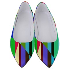 Stripes Interrupted Women s Low Heels by bloomingvinedesign