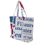 Logo of USDA National Finance Center Zip Up Canvas Bag
