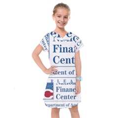 Logo Of Usda National Finance Center Kids  Drop Waist Dress by abbeyz71