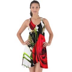 Roses 1 1 Show Some Back Chiffon Dress by bestdesignintheworld