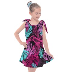 Leaves Kids  Tie Up Tunic Dress by Sobalvarro