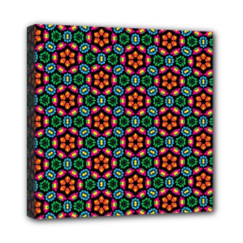Pattern  Mini Canvas 8  X 8  (stretched) by Sobalvarro