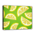 Lemon Fruit Healthy Fruits Food Canvas 14  x 11  (Stretched)