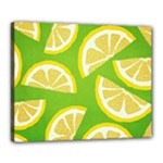 Lemon Fruit Healthy Fruits Food Canvas 20  x 16  (Stretched)