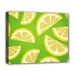 Lemon Fruit Healthy Fruits Food Deluxe Canvas 20  x 16  (Stretched)