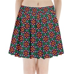 Pattern  Pleated Mini Skirt by Sobalvarro
