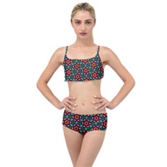 Pattern  Layered Top Bikini Set by Sobalvarro