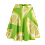 Lemon Fruit Healthy Fruits Food High Waist Skirt