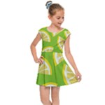 Lemon Fruit Healthy Fruits Food Kids  Cap Sleeve Dress