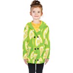 Lemon Fruit Healthy Fruits Food Kids  Double Breasted Button Coat