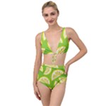 Lemon Fruit Healthy Fruits Food Tied Up Two Piece Swimsuit