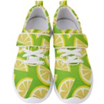 Lemon Fruit Healthy Fruits Food Men s Velcro Strap Shoes