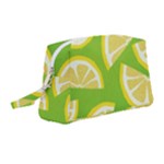 Lemon Fruit Healthy Fruits Food Wristlet Pouch Bag (Medium)