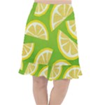 Lemon Fruit Healthy Fruits Food Fishtail Chiffon Skirt