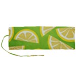 Lemon Fruit Healthy Fruits Food Roll Up Canvas Pencil Holder (M)