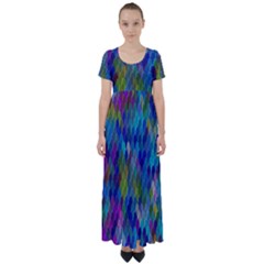 Background  High Waist Short Sleeve Maxi Dress by Sobalvarro