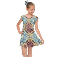 Pattern Kids  Cap Sleeve Dress by Sobalvarro