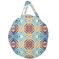 Pattern Giant Round Zipper Tote by Sobalvarro