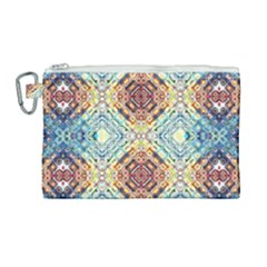 Pattern Canvas Cosmetic Bag (large) by Sobalvarro