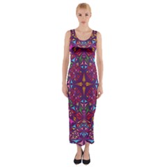 Kaleidoscope  Fitted Maxi Dress by Sobalvarro