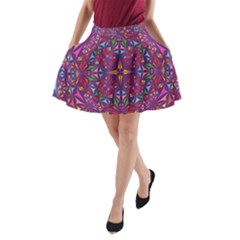 Kaleidoscope  A-line Pocket Skirt by Sobalvarro