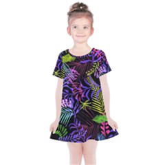 Leaves  Kids  Simple Cotton Dress by Sobalvarro