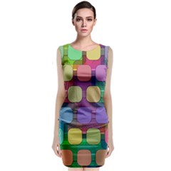 Pattern  Classic Sleeveless Midi Dress by Sobalvarro