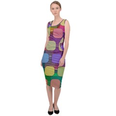 Pattern  Sleeveless Pencil Dress by Sobalvarro