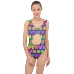 Pattern  Center Cut Out Swimsuit by Sobalvarro