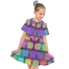 Pattern  Kids  Short Sleeve Shirt Dress by Sobalvarro
