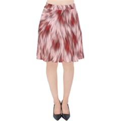 Abstract  Velvet High Waist Skirt by Sobalvarro