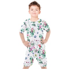 Leaves Kids  Tee And Shorts Set by Sobalvarro
