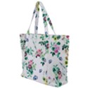 Leaves Zip Up Canvas Bag View1