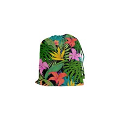 Tropical Greens Drawstring Pouch (xs) by Sobalvarro