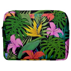 Tropical Greens Make Up Pouch (large) by Sobalvarro
