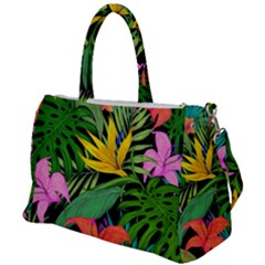 Tropical Greens Duffel Travel Bag by Sobalvarro