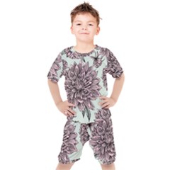 Flowers Kids  Tee And Shorts Set by Sobalvarro