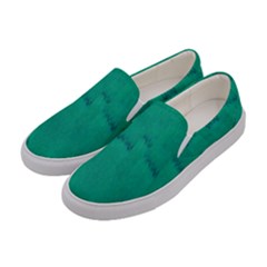 Love To One Color To Love Green Women s Canvas Slip Ons by pepitasart