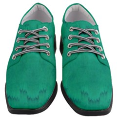 Love To One Color To Love Green Women Heeled Oxford Shoes by pepitasart