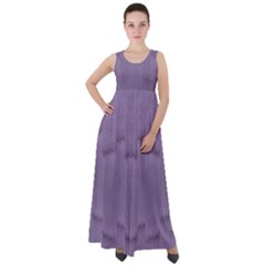 Love To One Color To Love Purple Empire Waist Velour Maxi Dress by pepitasart