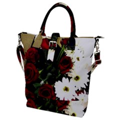 Roses 1 2 Buckle Top Tote Bag by bestdesignintheworld