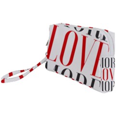 More Love More Wristlet Pouch Bag (small) by Lovemore