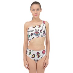 Kids Birthday Spliced Up Two Piece Swimsuit by Vaneshart