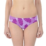 Exotic Tropical Leafs Watercolor Pattern Hipster Bikini Bottoms