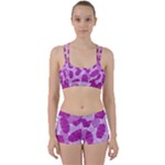 Exotic Tropical Leafs Watercolor Pattern Perfect Fit Gym Set