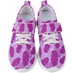 Exotic Tropical Leafs Watercolor Pattern Women s Velcro Strap Shoes