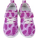 Exotic Tropical Leafs Watercolor Pattern Kids  Velcro Strap Shoes View1