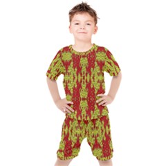 Rby 55 Kids  Tee And Shorts Set by ArtworkByPatrick