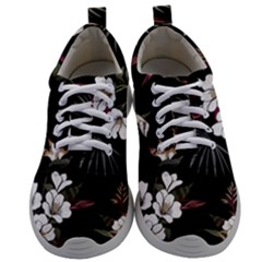 Beautiful Artistic Dark Tropical Pattern Mens Athletic Shoes by Vaneshart